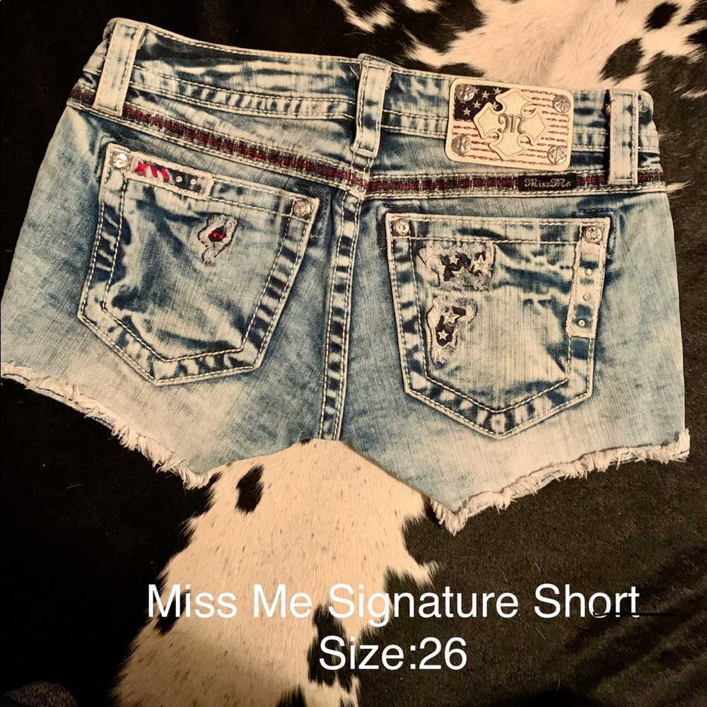 Miss Me Patriotic Shorts